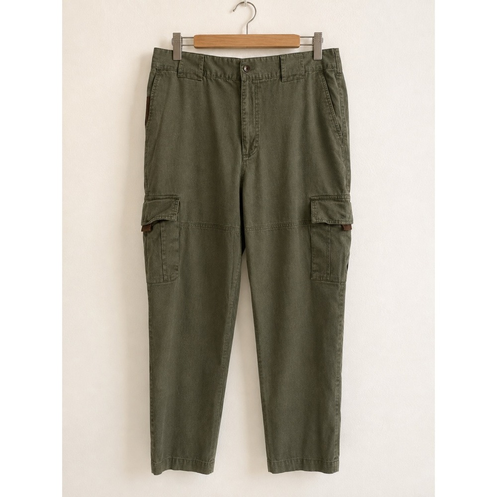 Duck Head Expedition Pants Mens Olive 6 pocket Utility Vintage 36x30